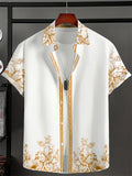 Camisa Xadrez P&B Unissex – Casual Oversized Verão