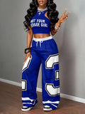 Women's Red Camo Number Graphic Pants 2026 Men's New Wide Leg Elastic Waist TrousersKids's Casual Summer Streetwear Pants
