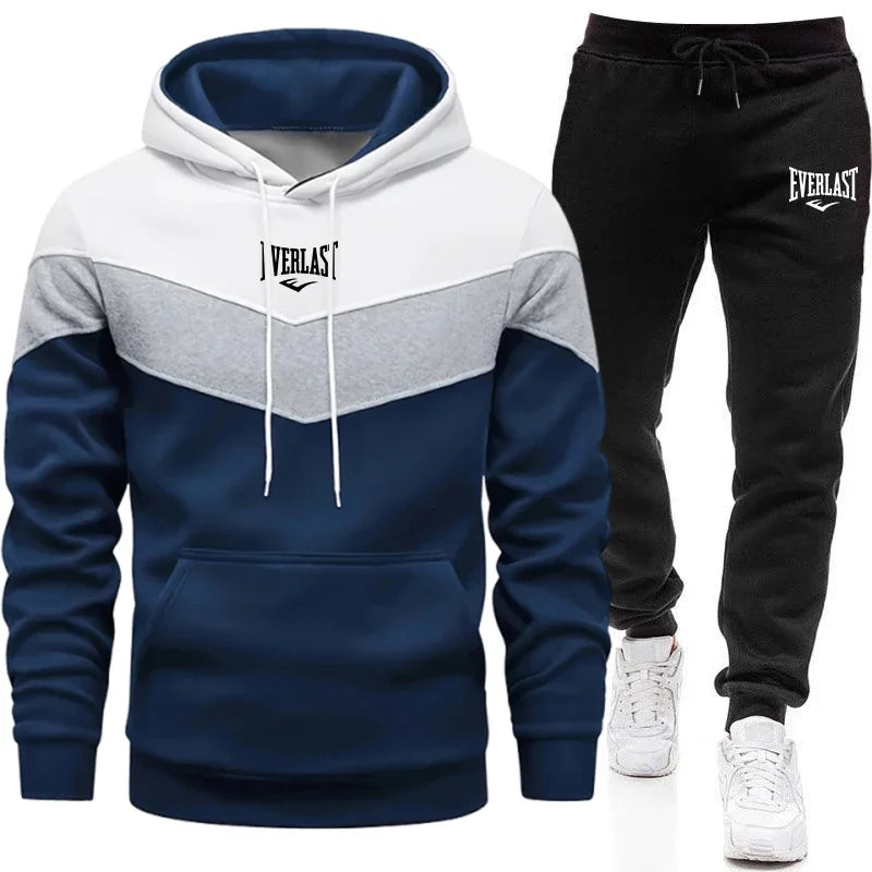 Men's Sets Hoodies and Sweatpants Urban Casual Sports Long Sleeve Jogging Suit Male Home Outdoor Comfort Warm Sweatshirt Outfits