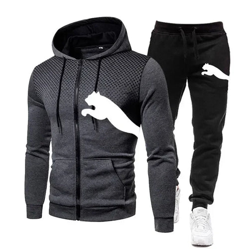 Men's Hoodie & Sweatpants Set – Cozy Sport Casual Wear