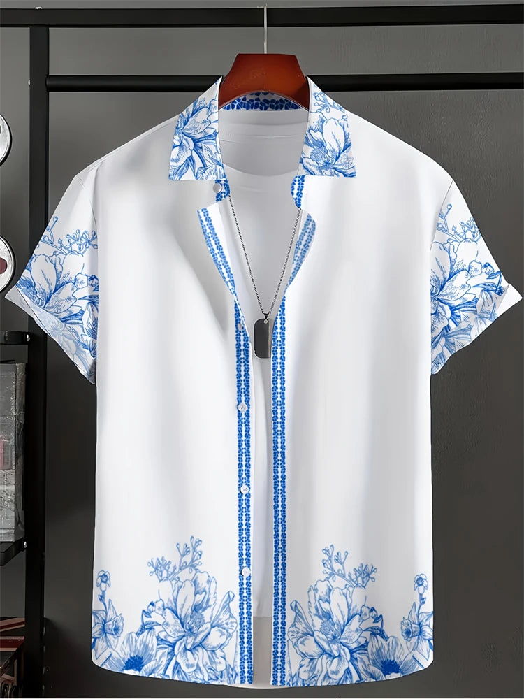 Camisa Xadrez P&B Unissex – Casual Oversized Verão