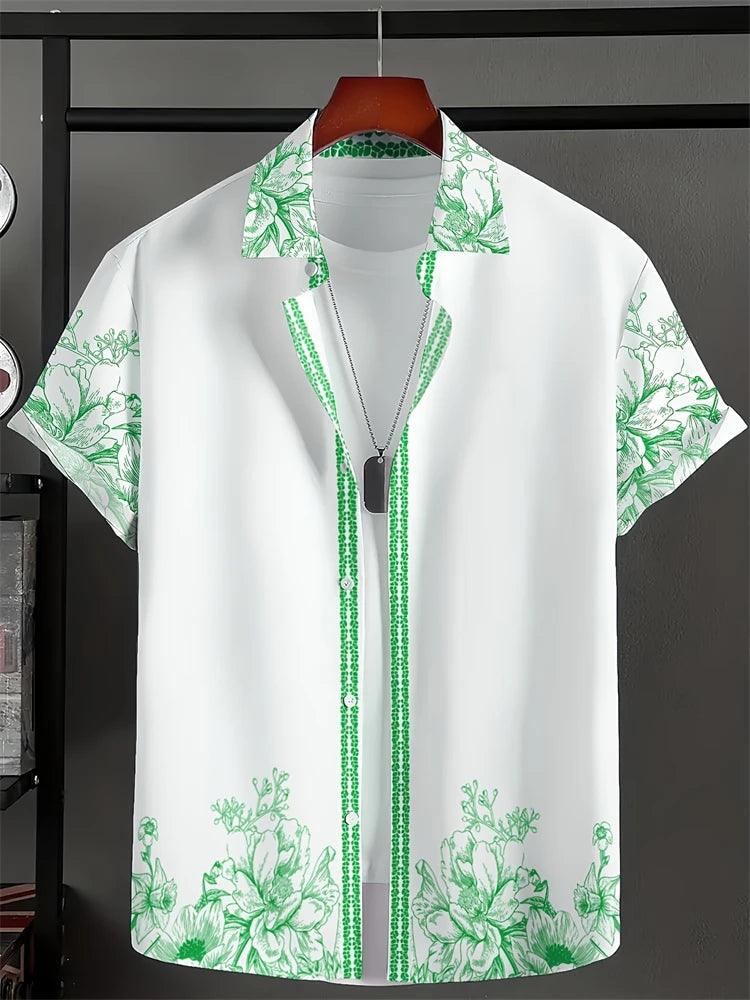 Camisa Xadrez P&B Unissex – Casual Oversized Verão