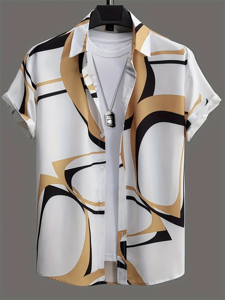 Camisa Xadrez P&B Unissex – Casual Oversized Verão