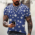 Camiseta Masculina 3D Oversized – Estilo Harajuku