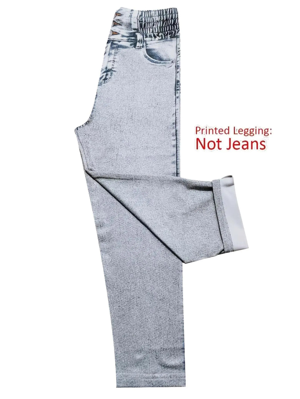 1058printed-legging-not-denim-fabricWomen's Four-Season Denim Printed Leggings Non-Denim Fabric Skinny Pants