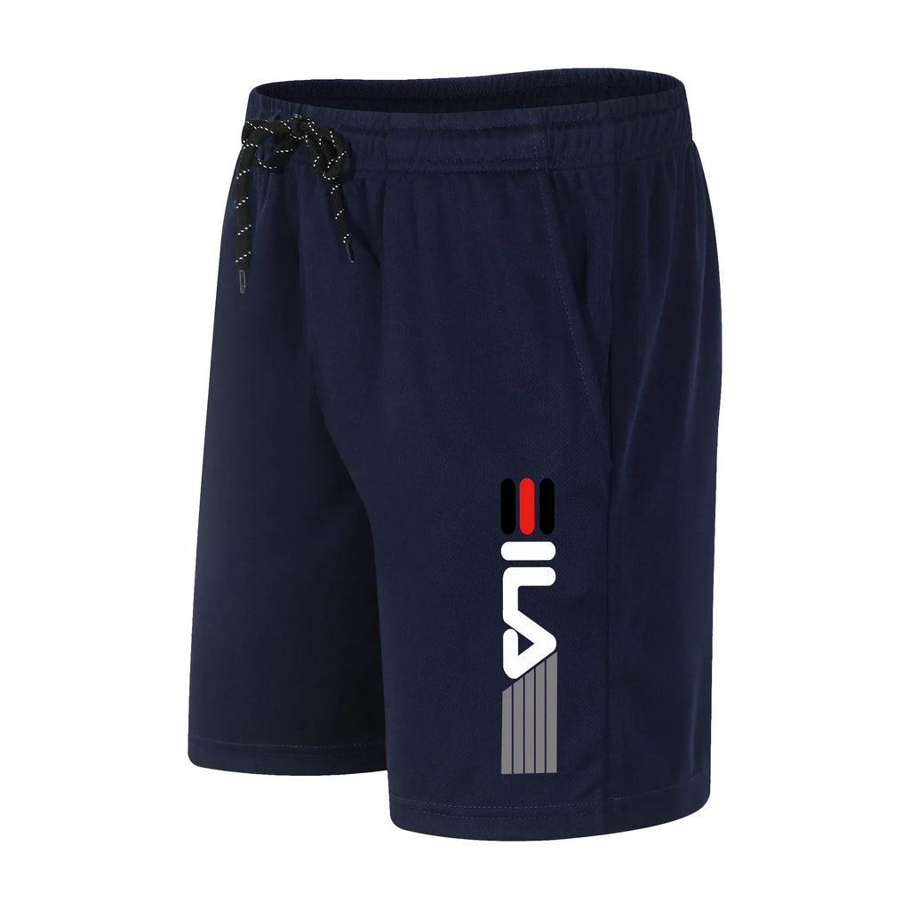 Men's Running Shorts Casual Sports Breathable Mesh Quick Dry Shorts Outdoor Hiking Clothing Fitness Quick Dry Drawstring Shorts