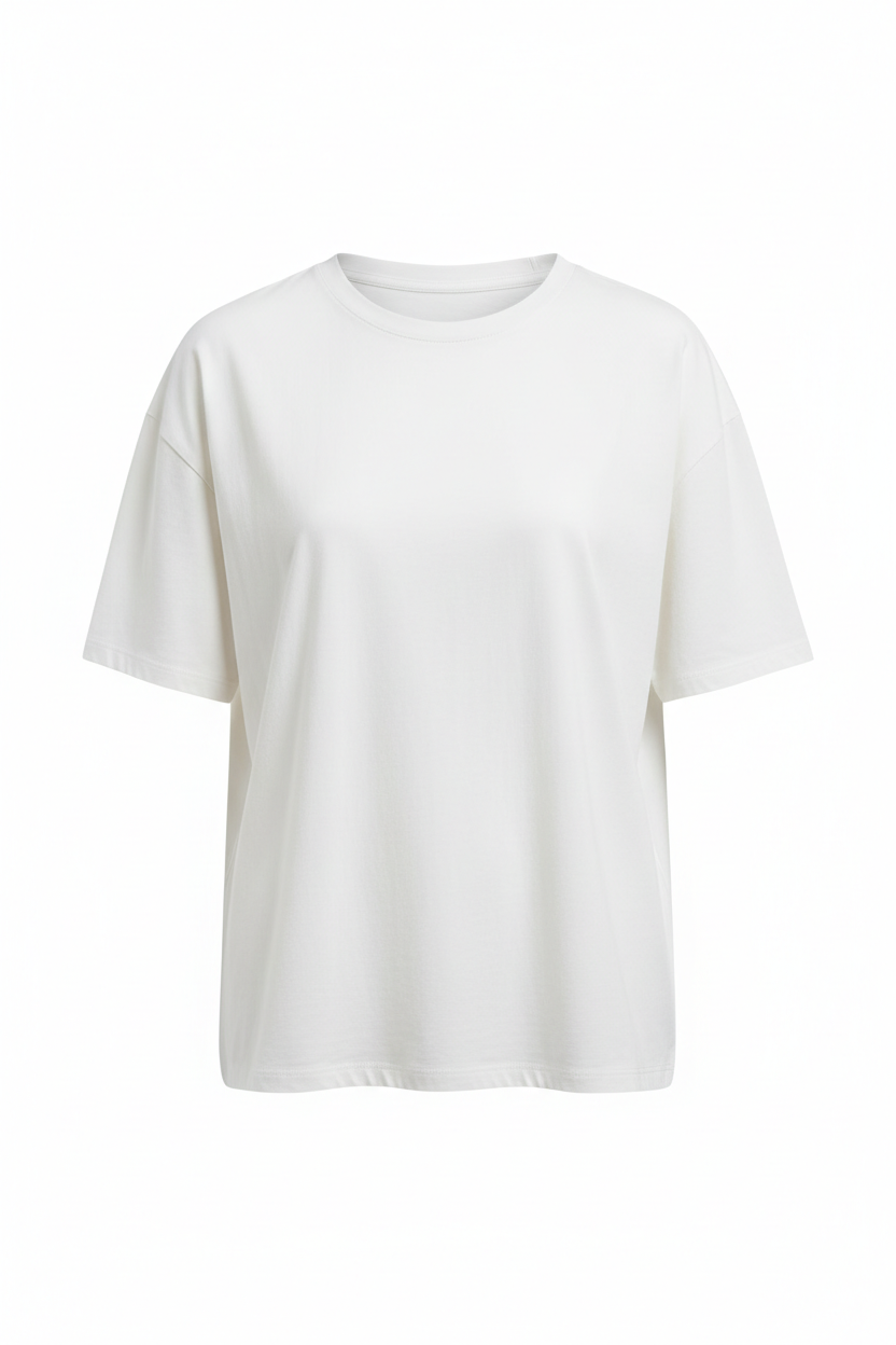 Women's Casual Crew Neck T-Shirt - professional product photo